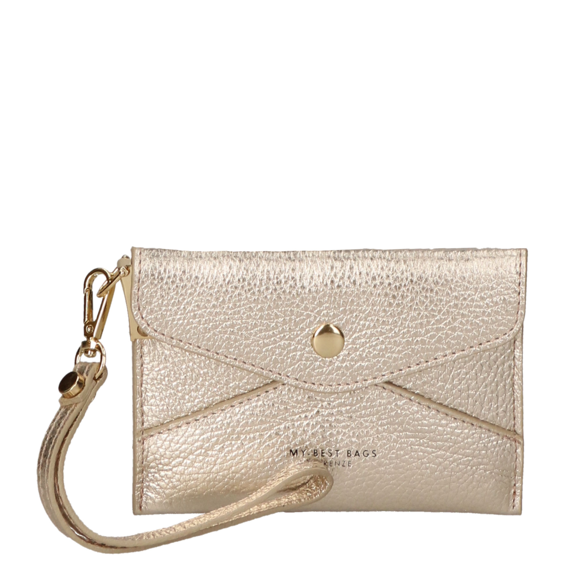 MY-BEST BAG Wallet Oro Genuine Leather
