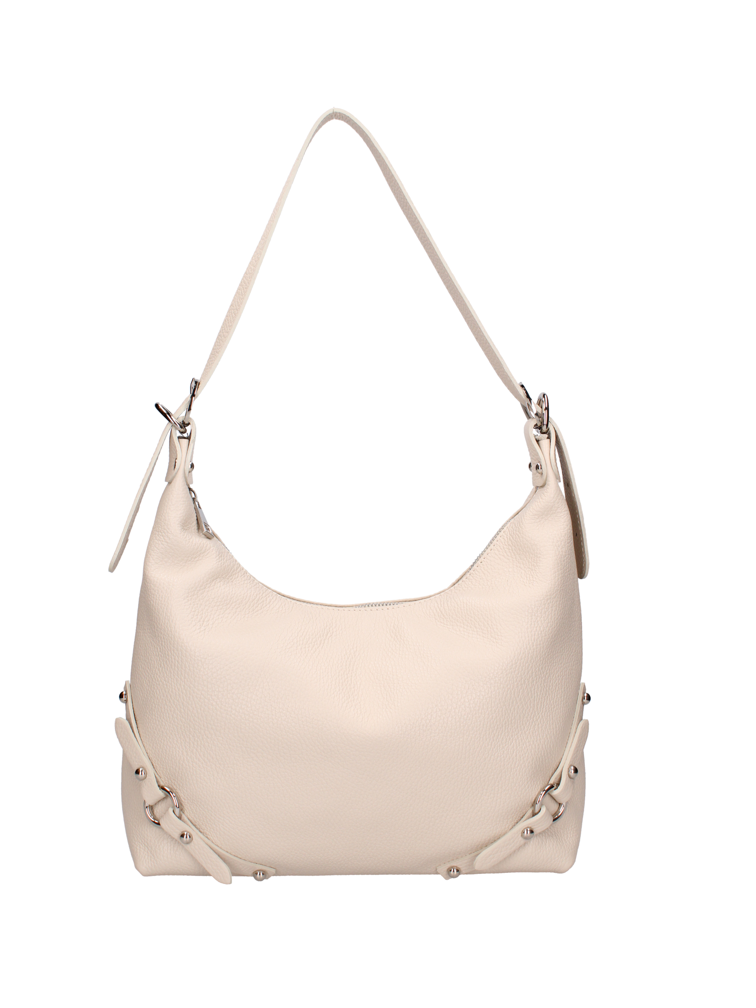 Viola Castellani Shoulder Bag Beige Genuine leather