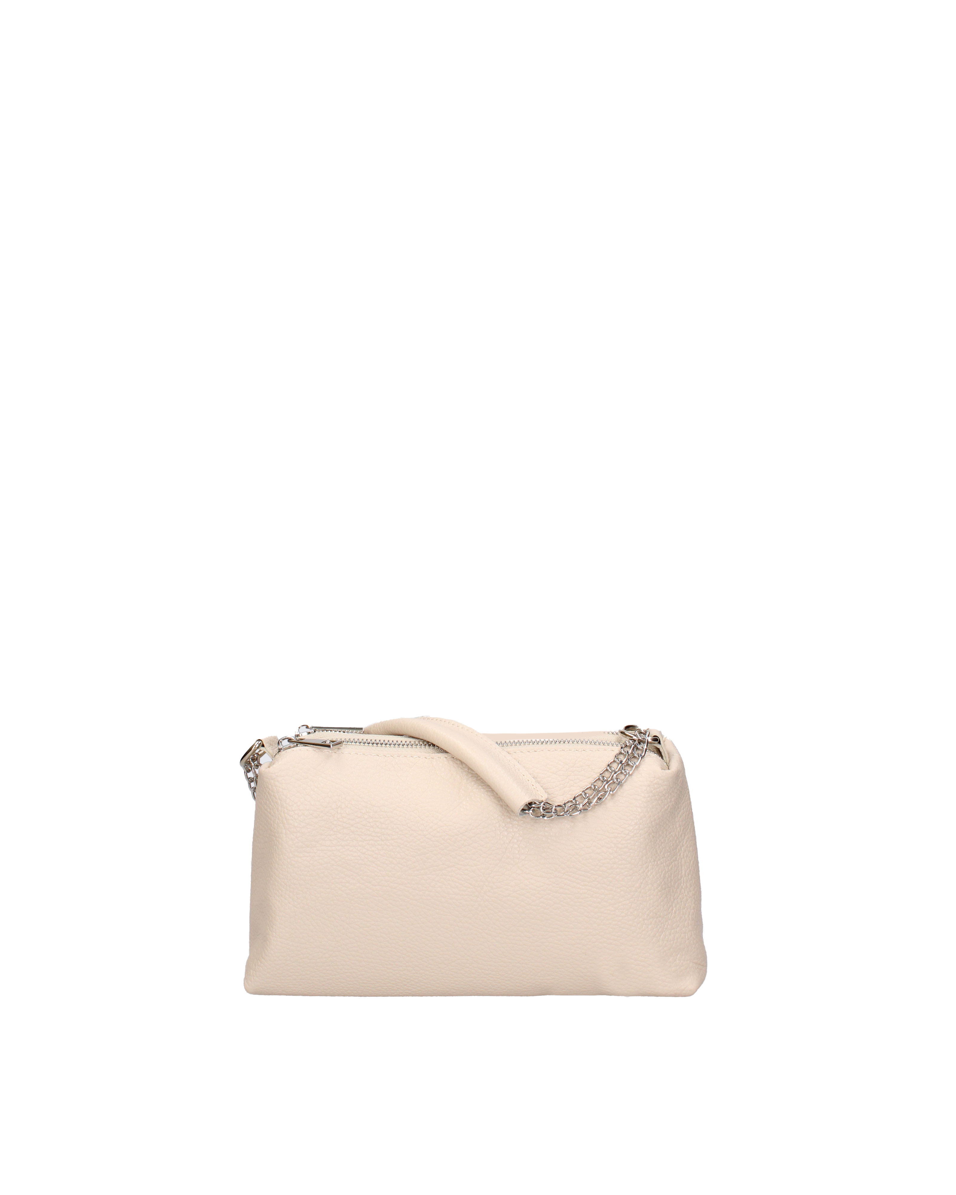 Viola Castellani Shoulder Bag Beige Genuine leather