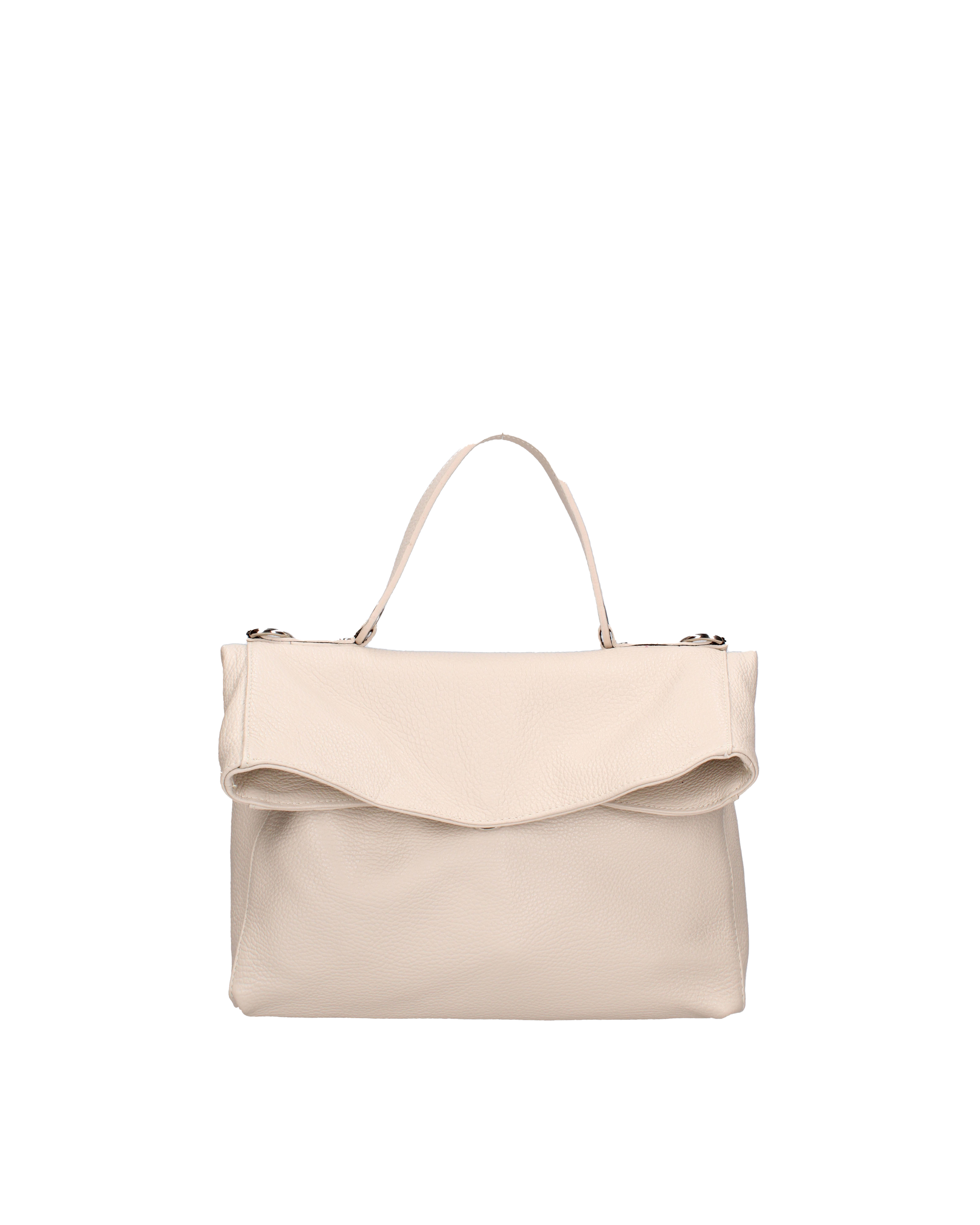 Viola Castellani Shoulder bag convertible into a backpack Beige Genuine leather