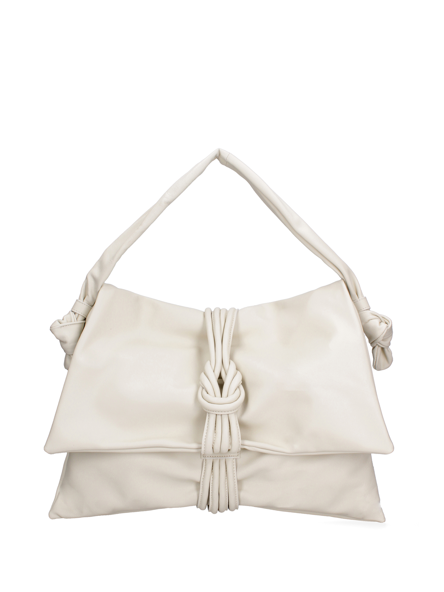Viola Castellani Shoulder Bag Beige Genuine leather