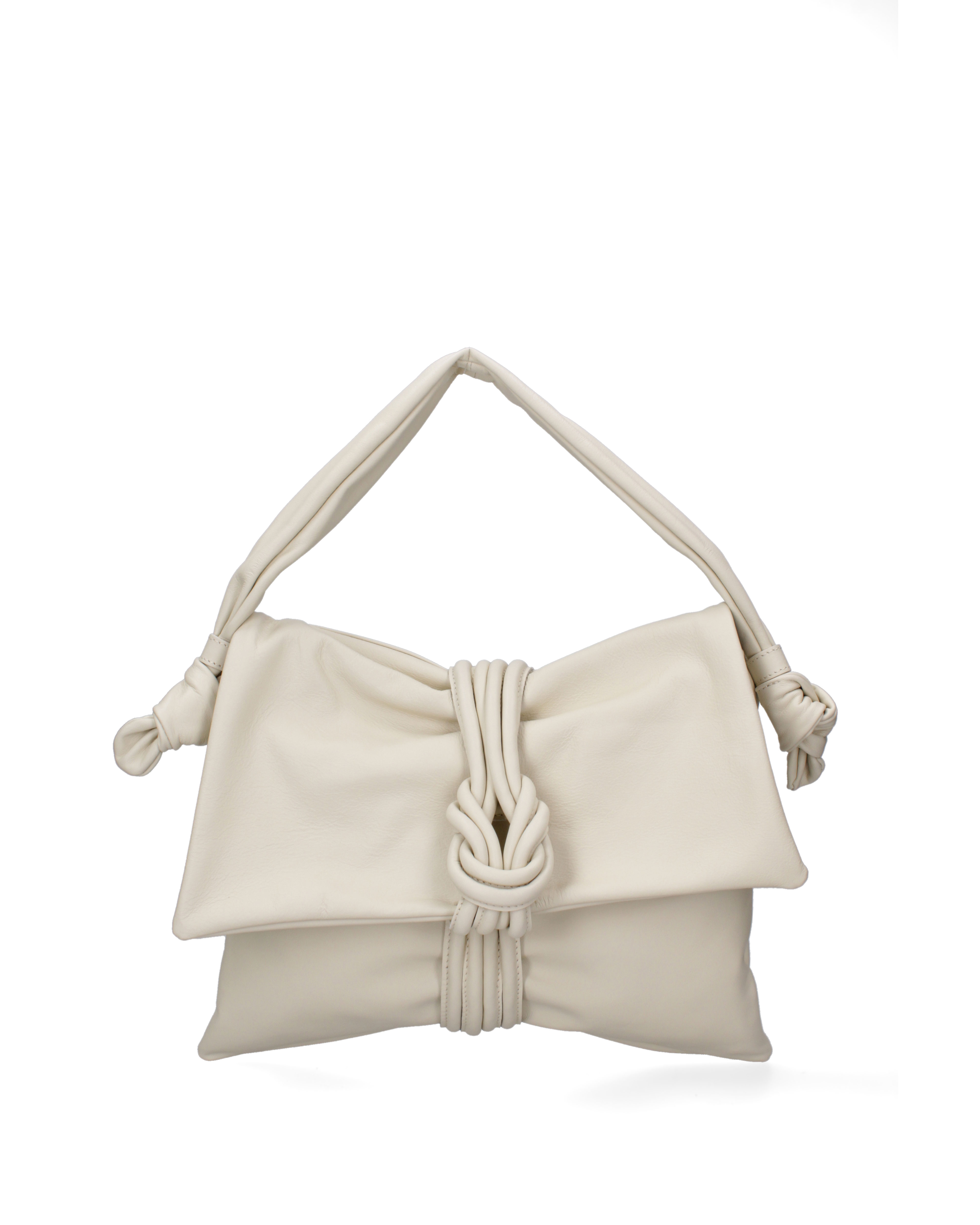 Viola Castellani Shoulder Bag Beige Genuine leather