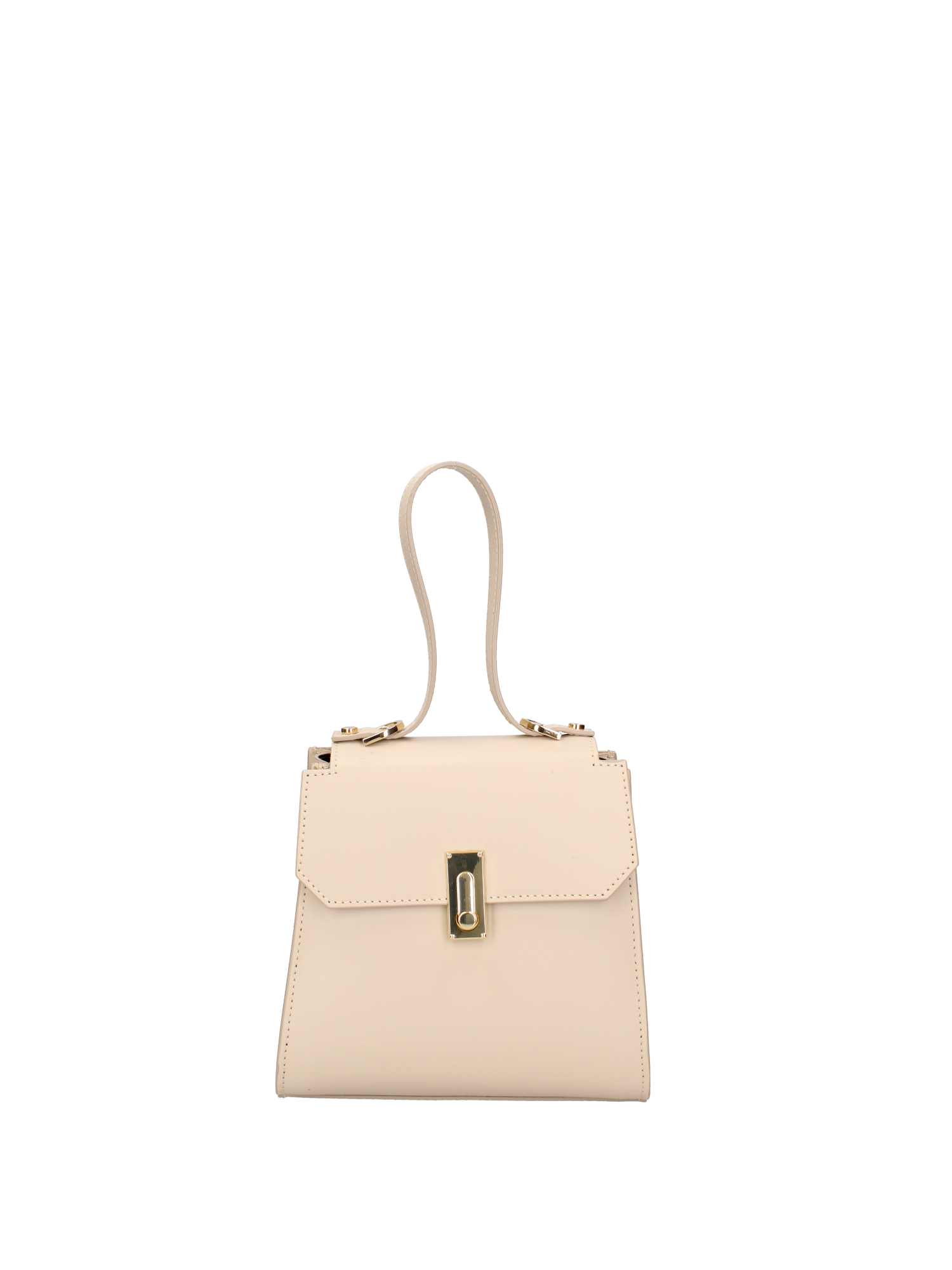 Viola Castellani Handbag Beige Genuine leather