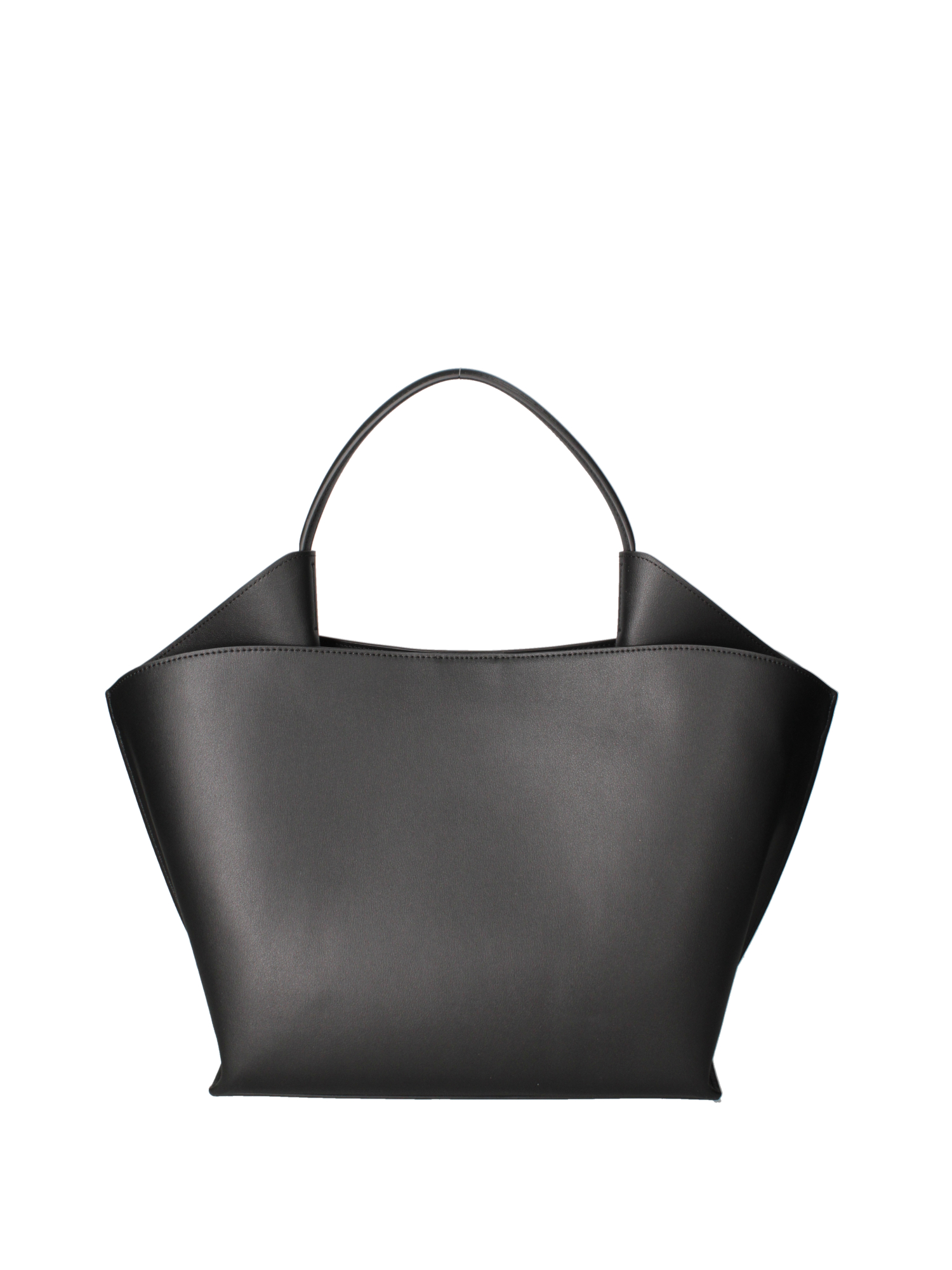 Viola Castellani Handbag Nero 100% recycled leather