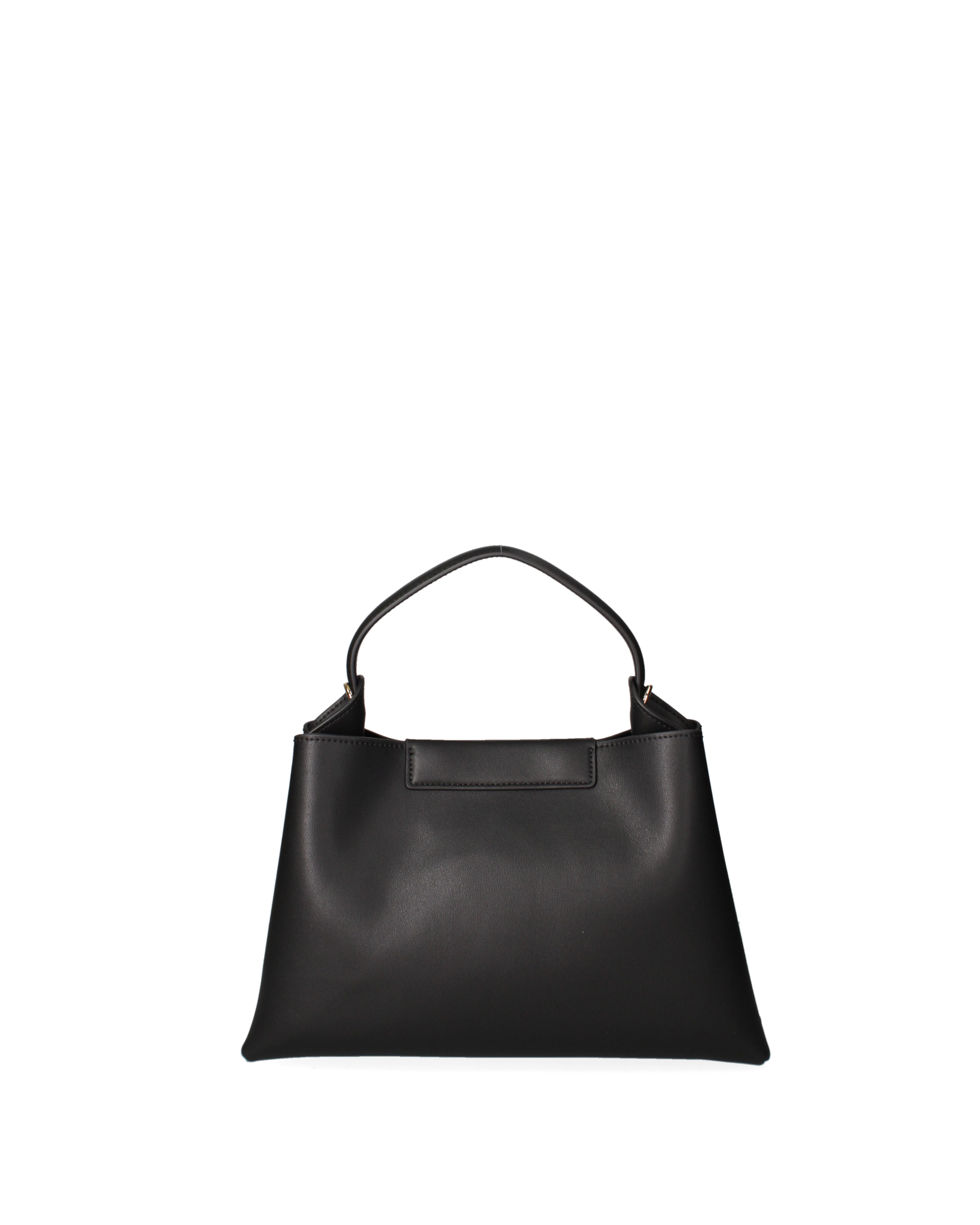 Viola Castellani Handbag Nero 100% recycled leather