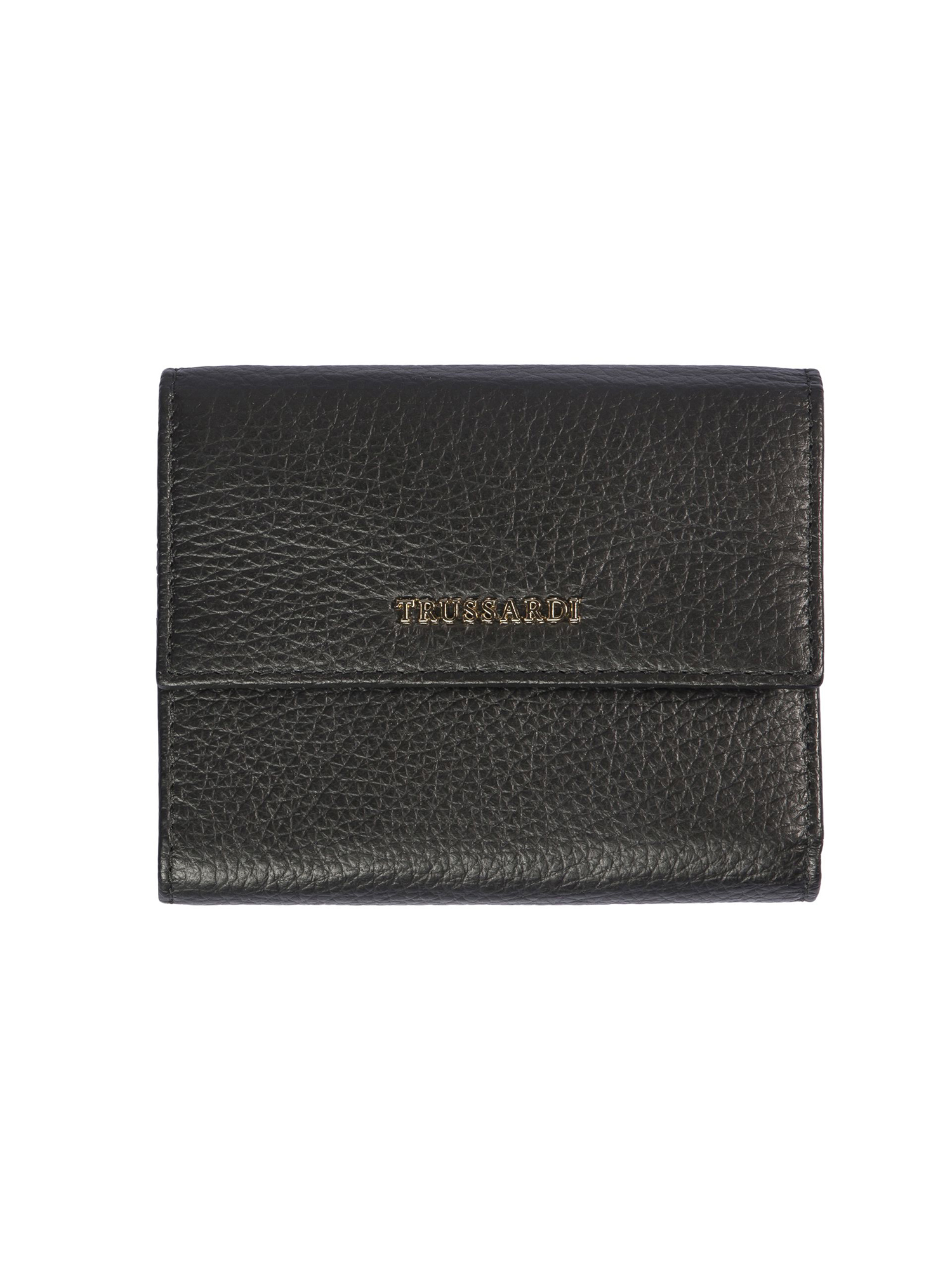 Trussardi Wallet Nero 100% Leather