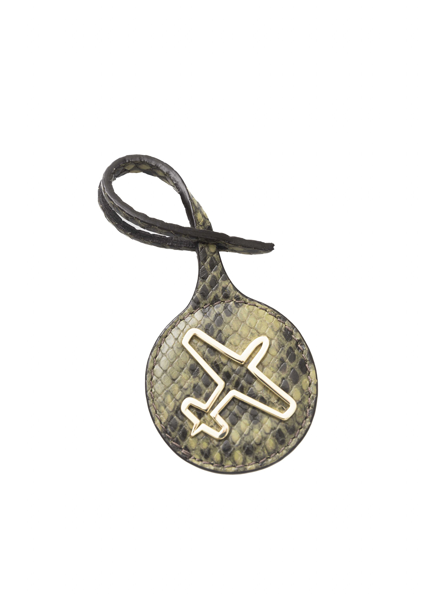 Trussardi Charm Verde militare 100% Leather