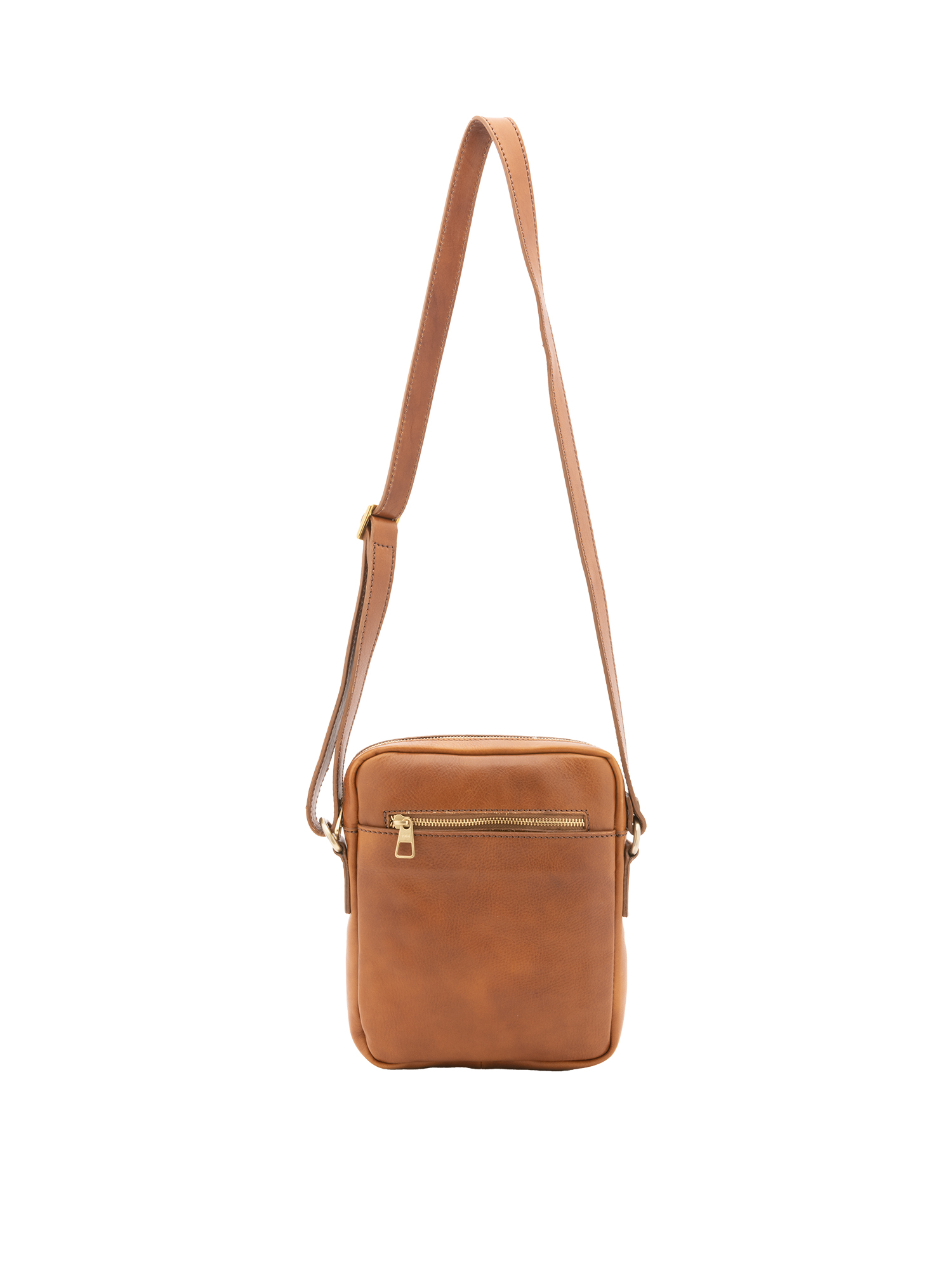 Alessia Firenze Crossbody bag miele Genuine Leather