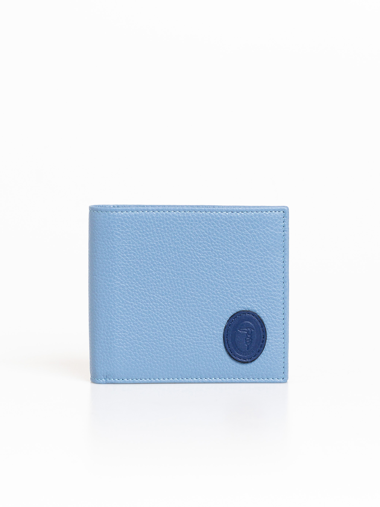 Trussardi Wallet Blu chiaro 100% Leather