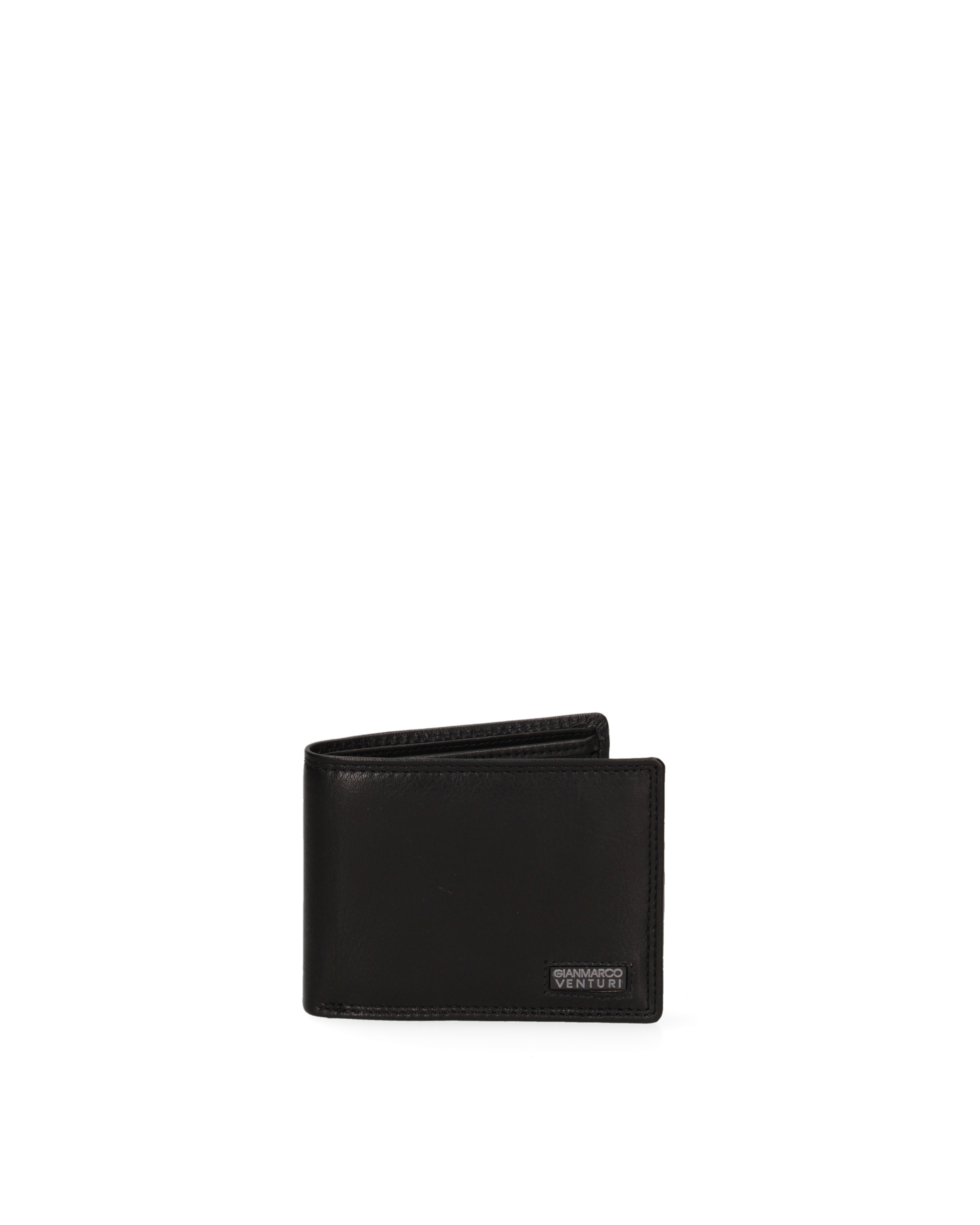 GianMarco Venturi Wallet Nero Genuine Leather