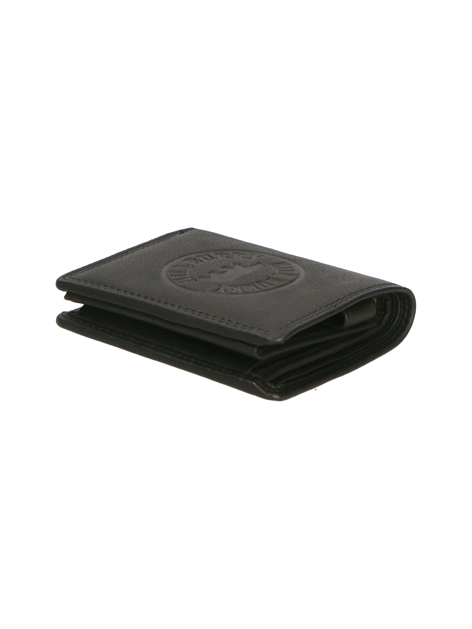 Hill Burry Wallet Nero Calf Grease Leather