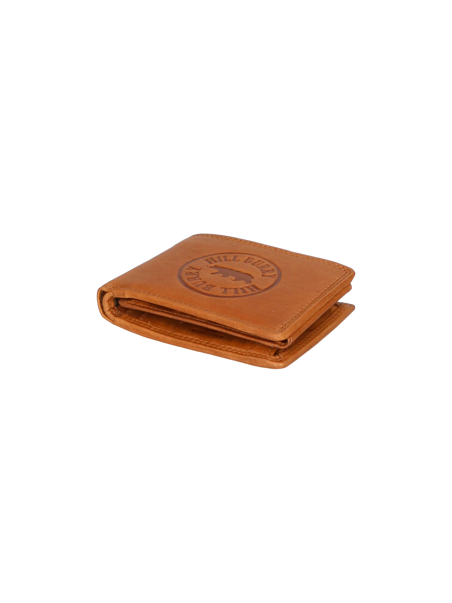 Hill Burry Wallet Cuoio Calf Grease Leather