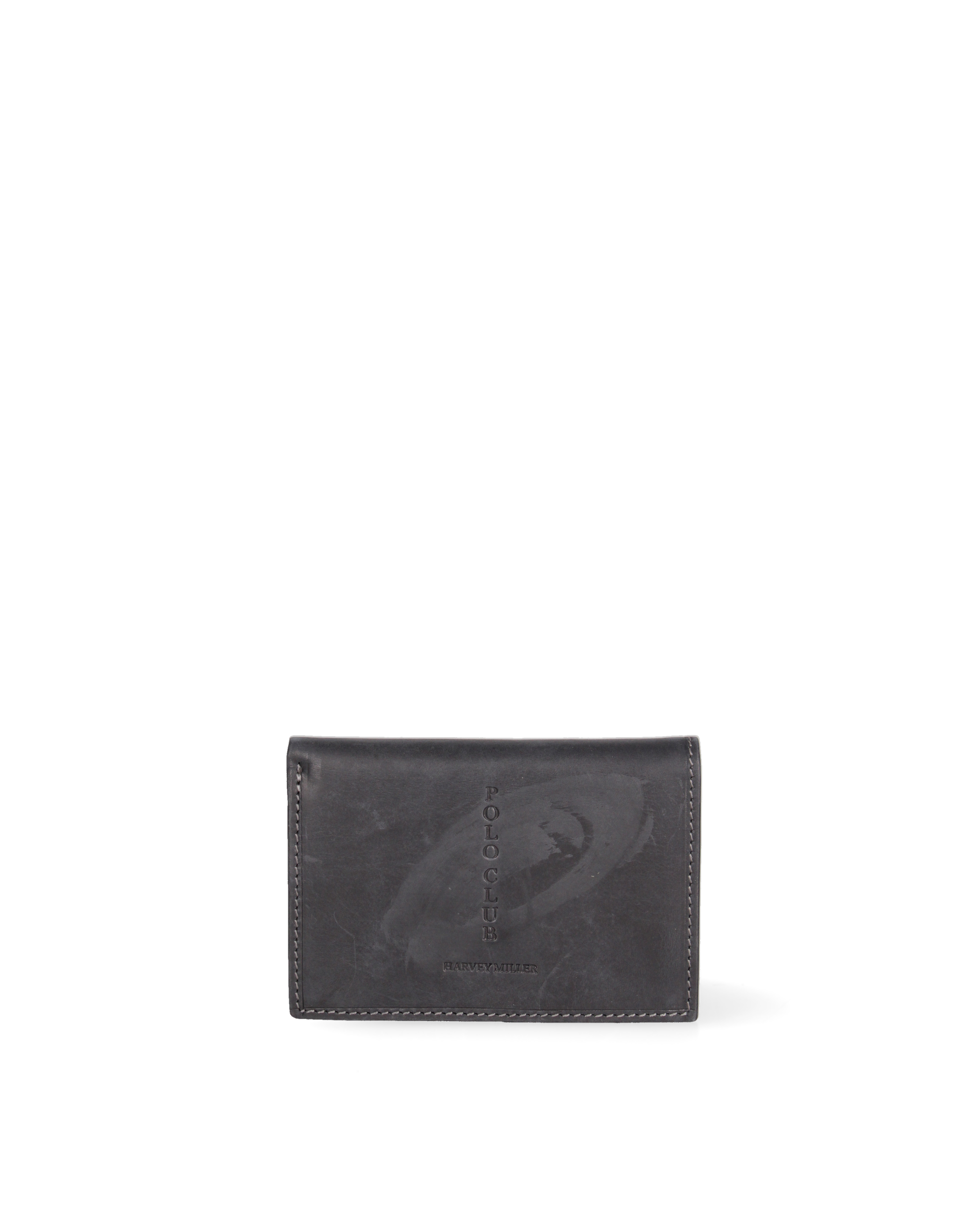 Harvey Miller Polo Club Wallet Nero Genuine Leather