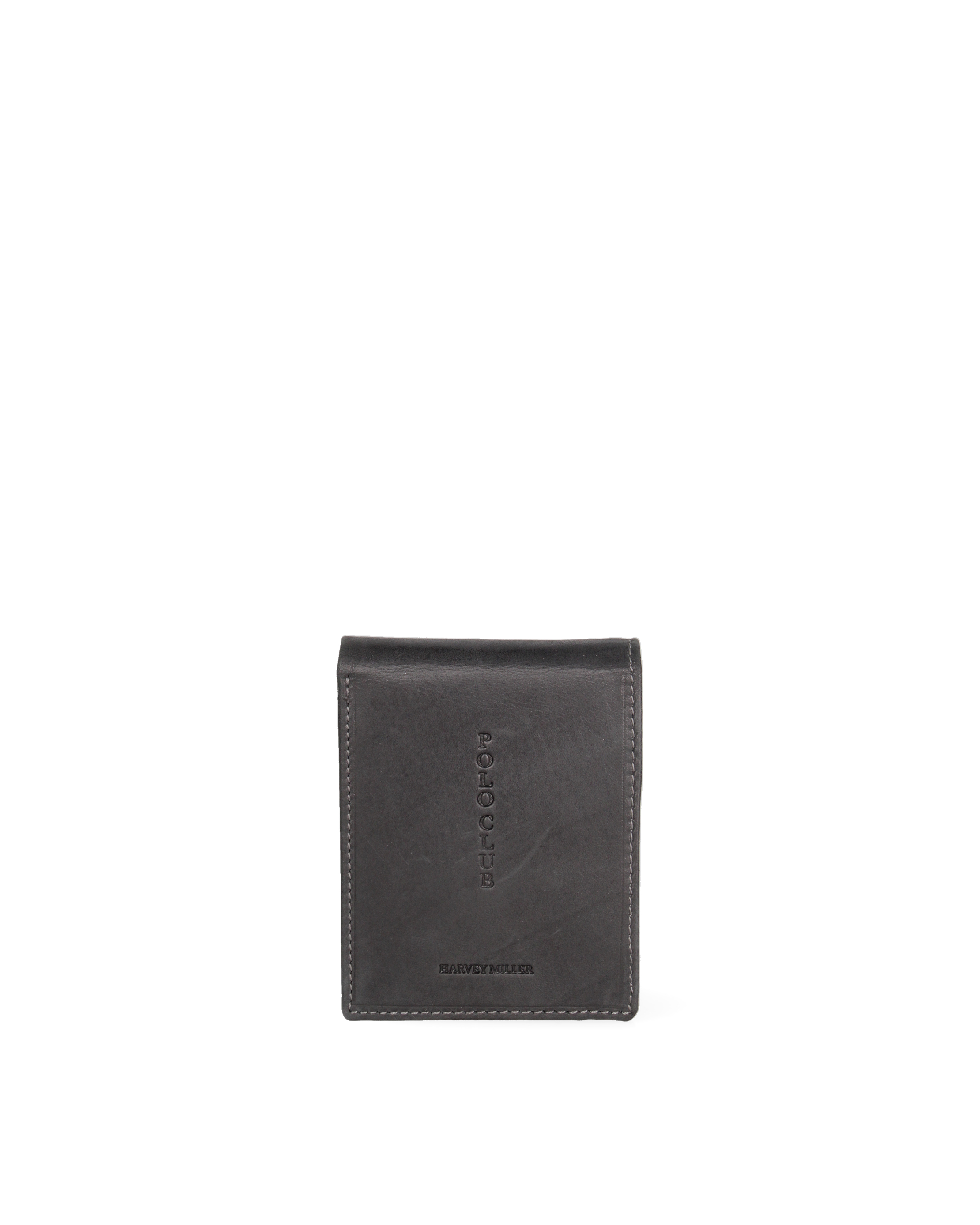 Harvey Miller Polo Club Wallet Nero Genuine Leather