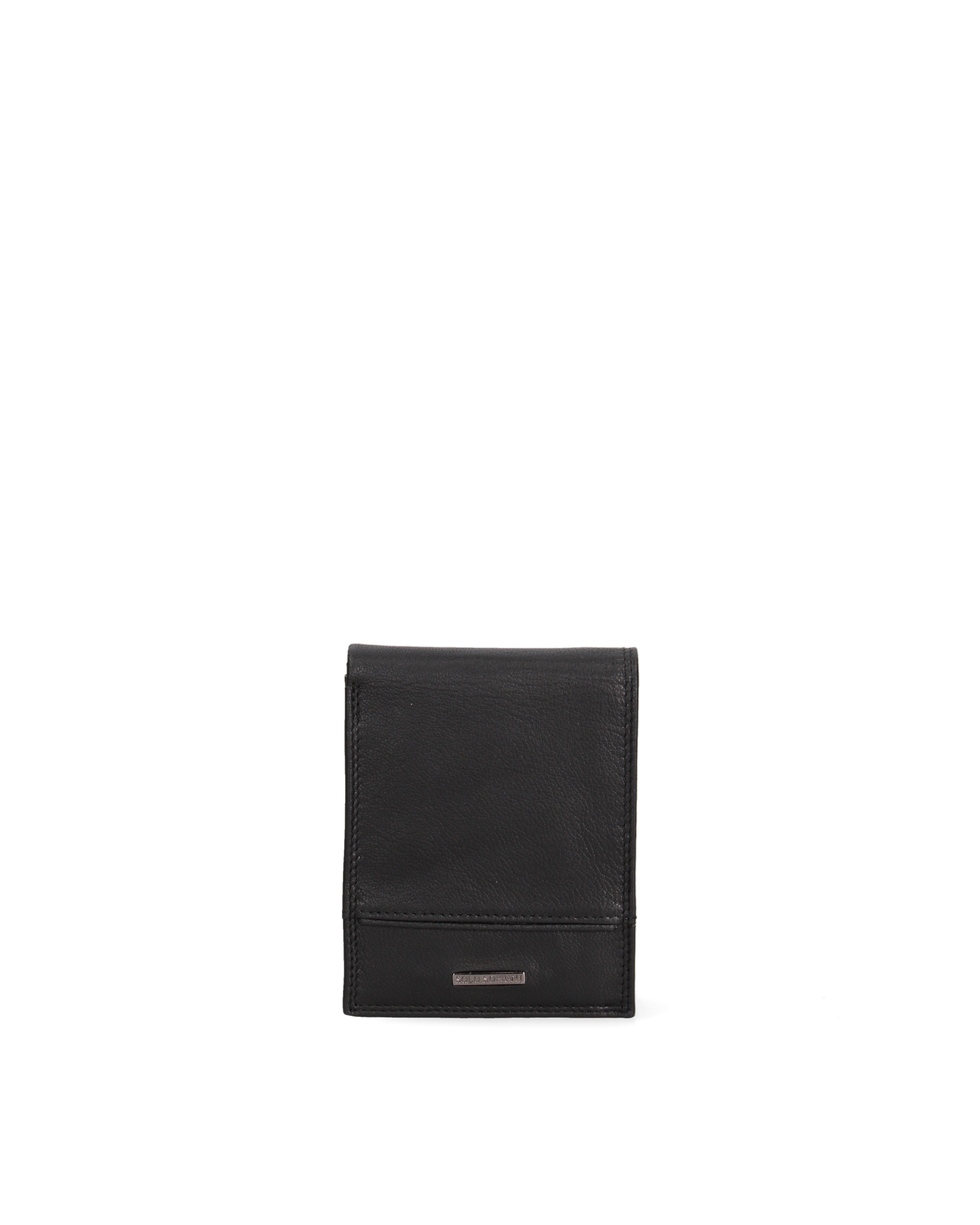 Solo Soprani Wallet Nero Genuine Leather