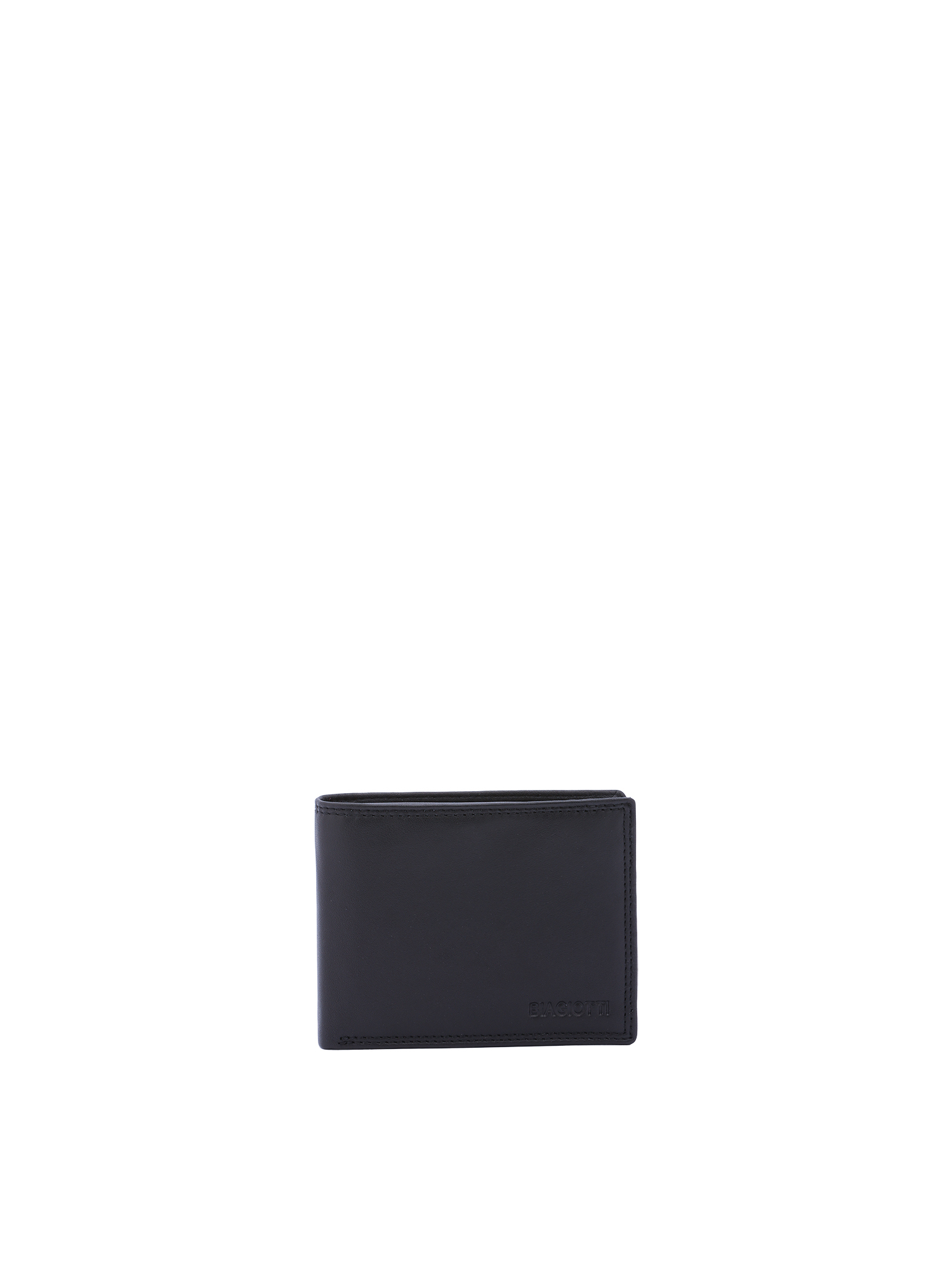 Laura Biagiotti Wallet Nero Genuine Leather
