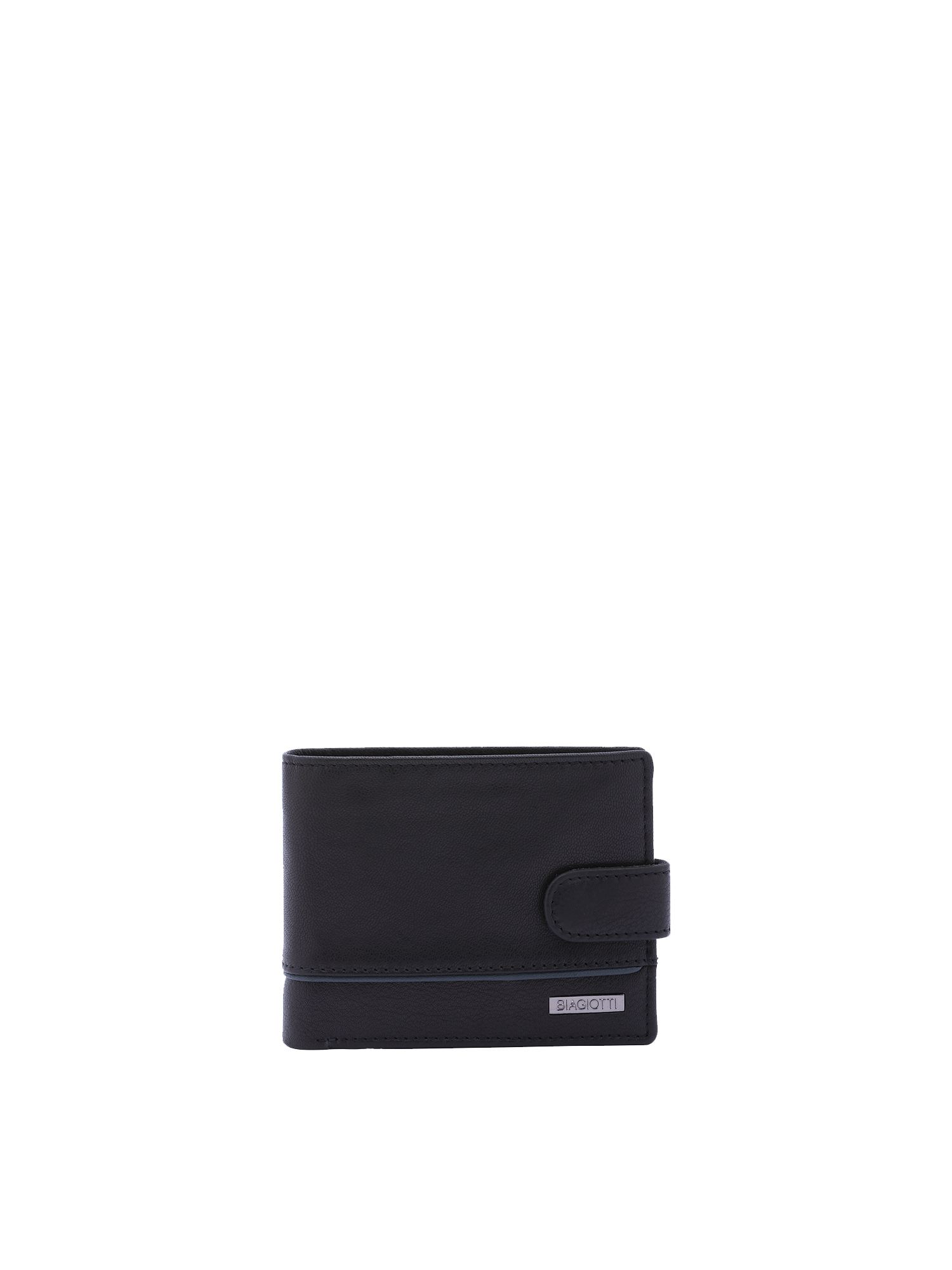Laura Biagiotti Wallet Nero Genuine Leather