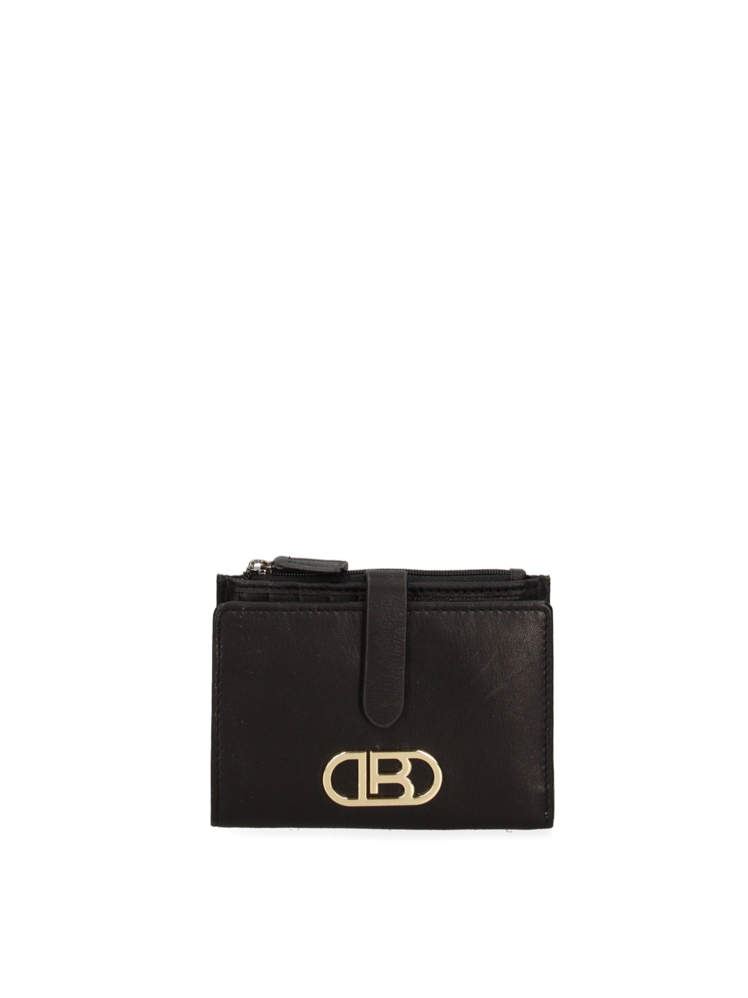 Laura Biagiotti Wallet Nero Genuine Leather
