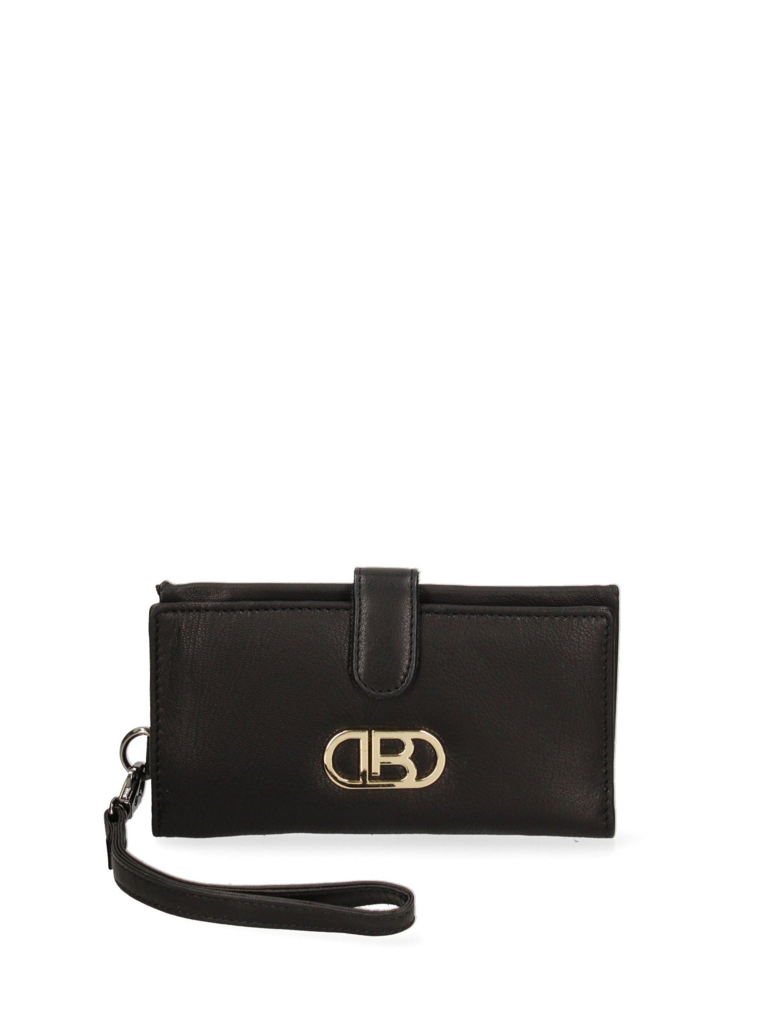 Laura Biagiotti Wallet Nero Genuine Leather