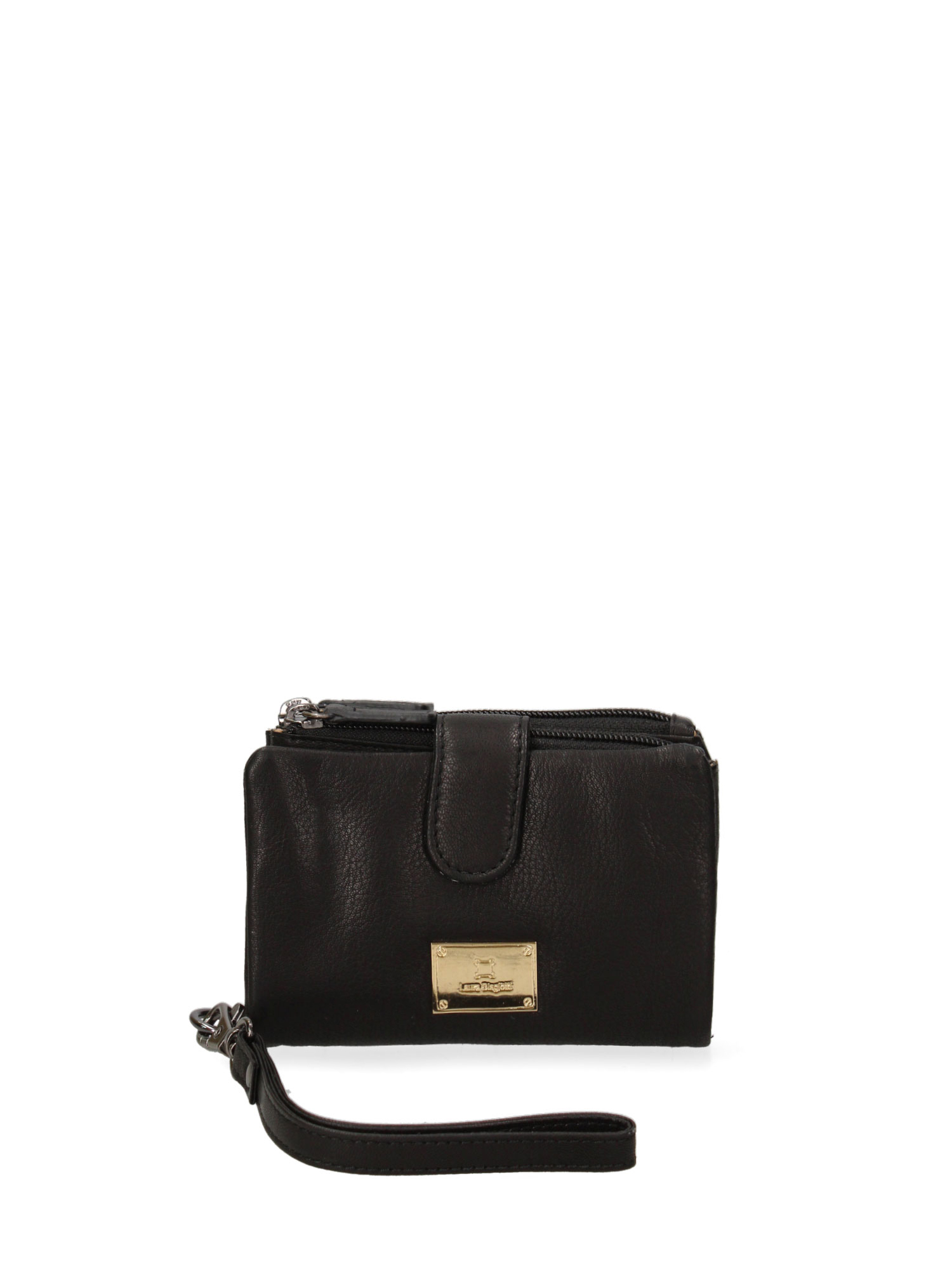 Laura Biagiotti Wallet Nero Genuine Leather
