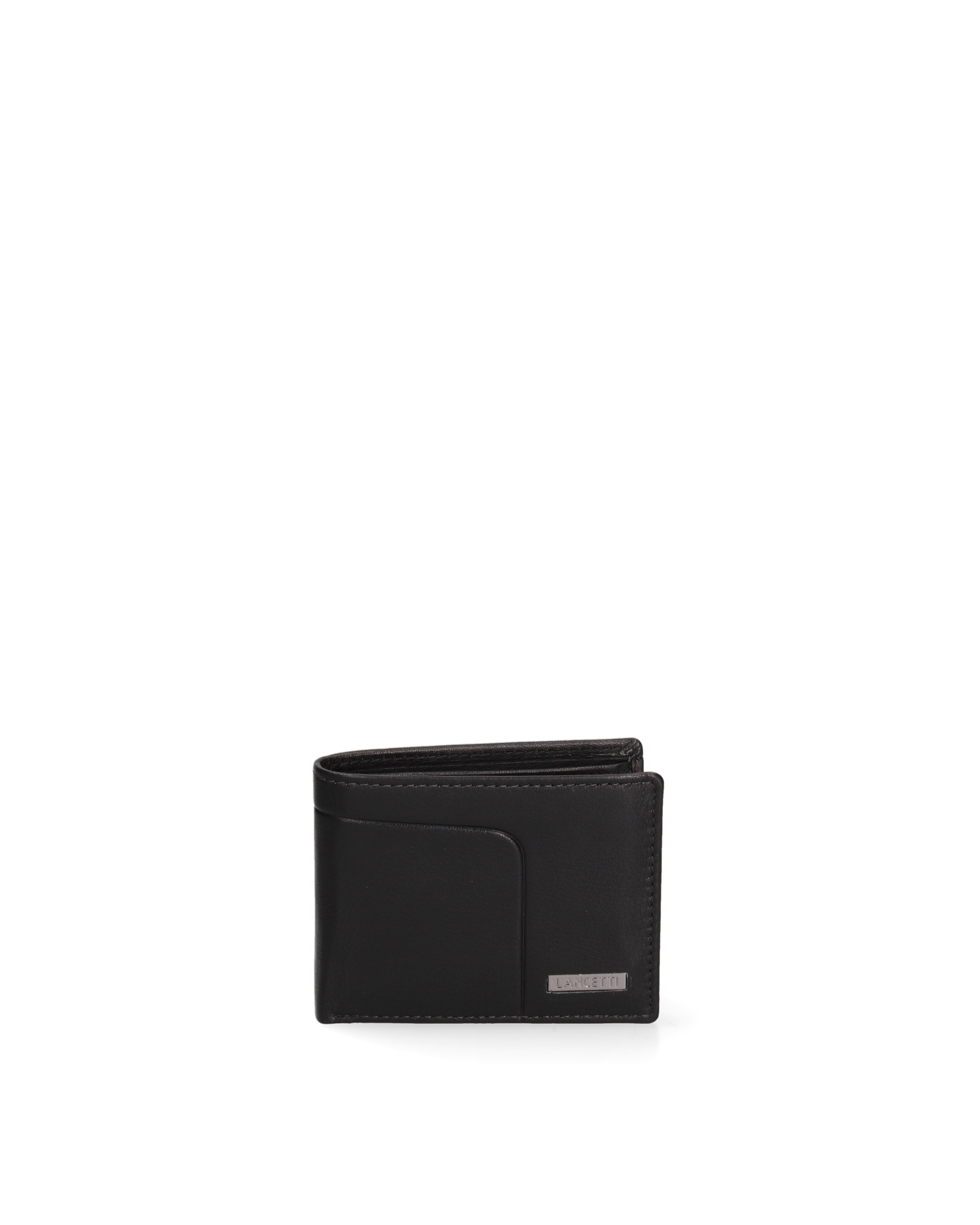 Lancetti Wallet Nero Genuine Leather