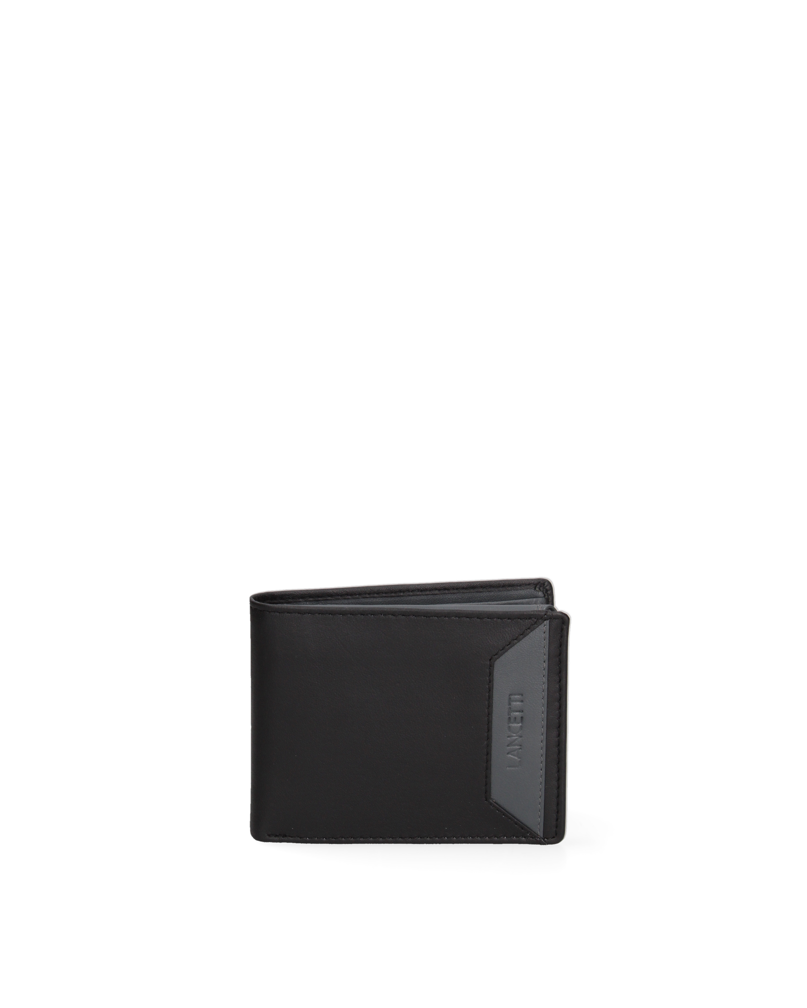 Lancetti Wallet Nero Genuine Leather
