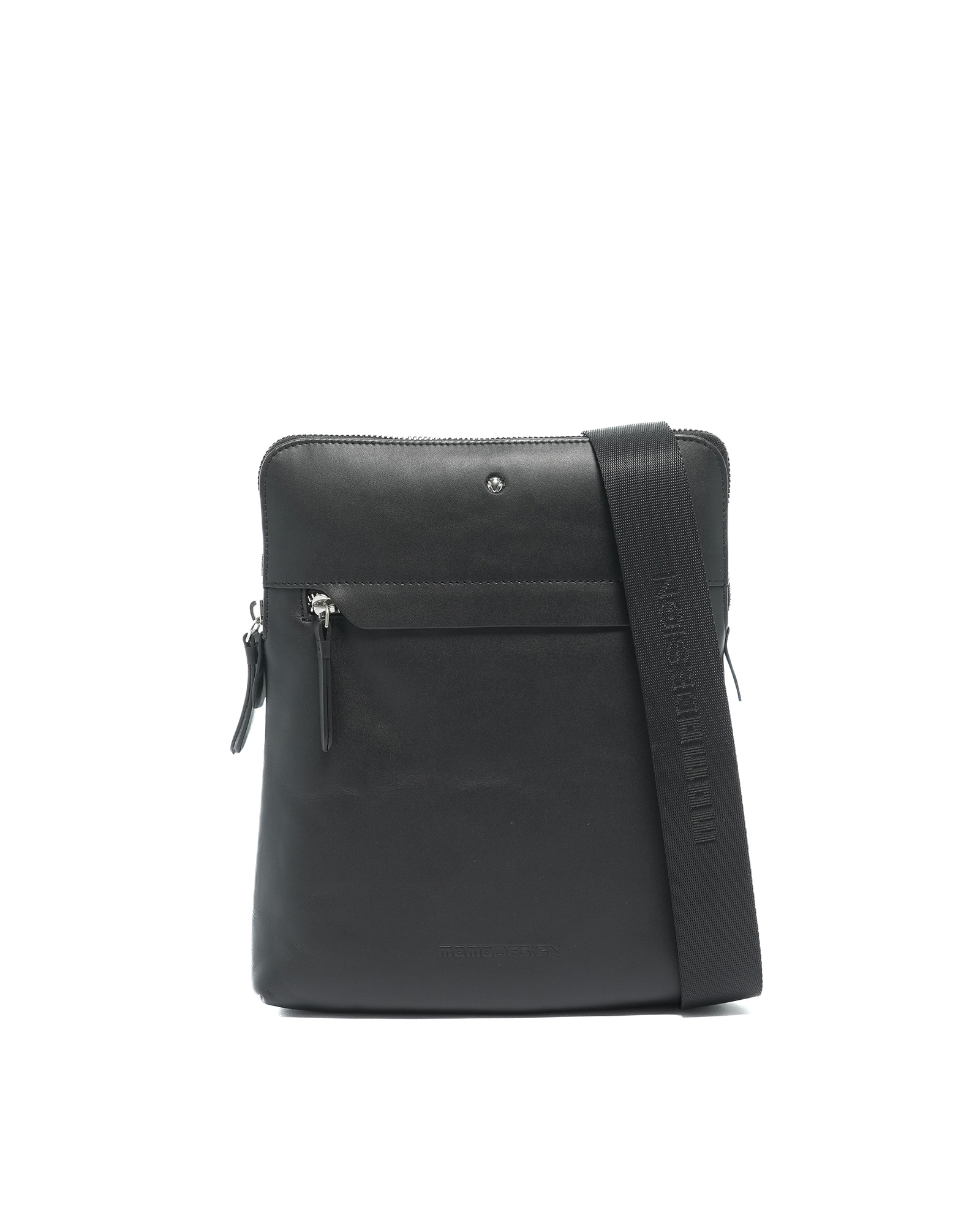 Momo Design Shoulder Bag Nero Genuine Leather