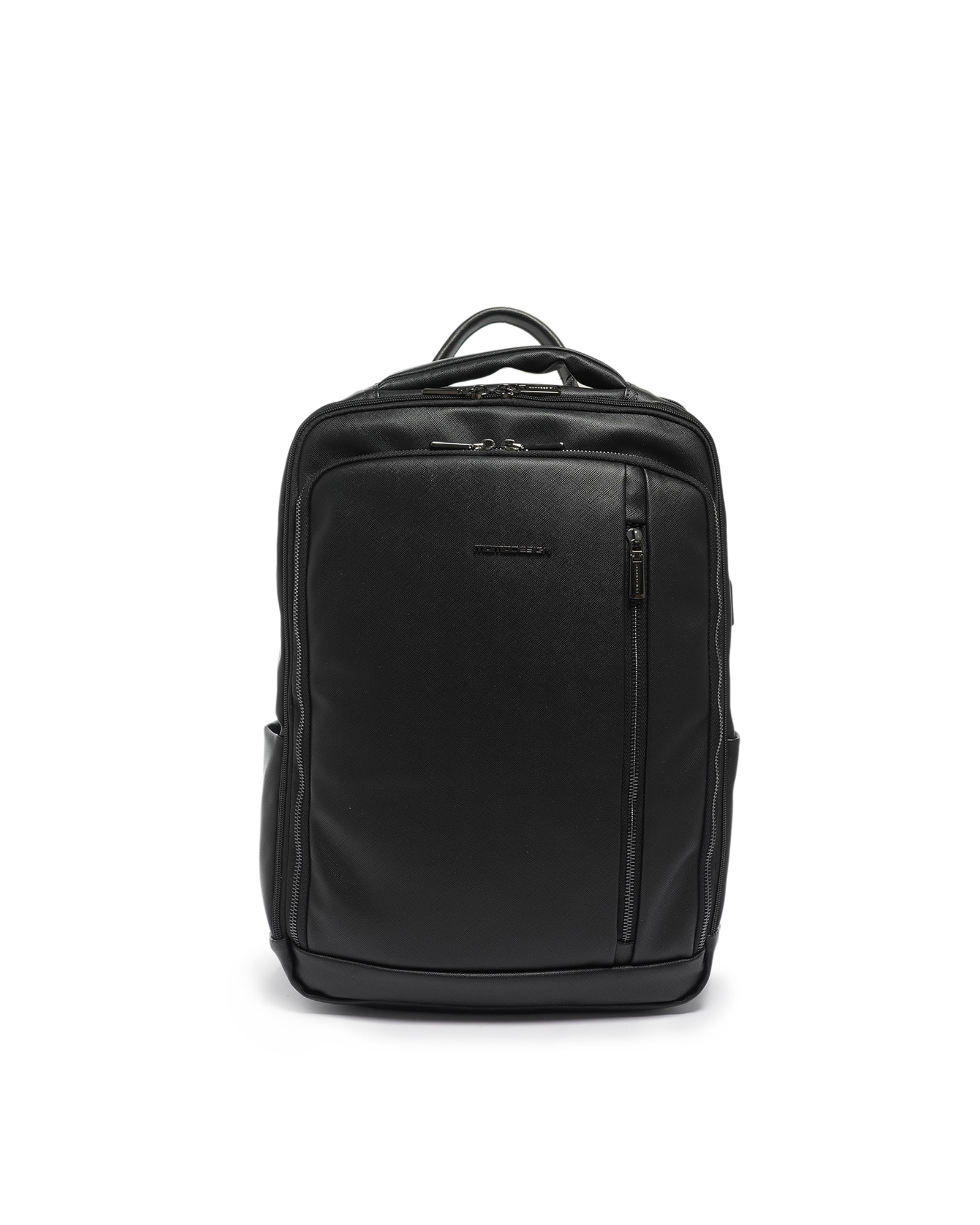 Momo Design Backpack Nero Mixed faux leather and textile