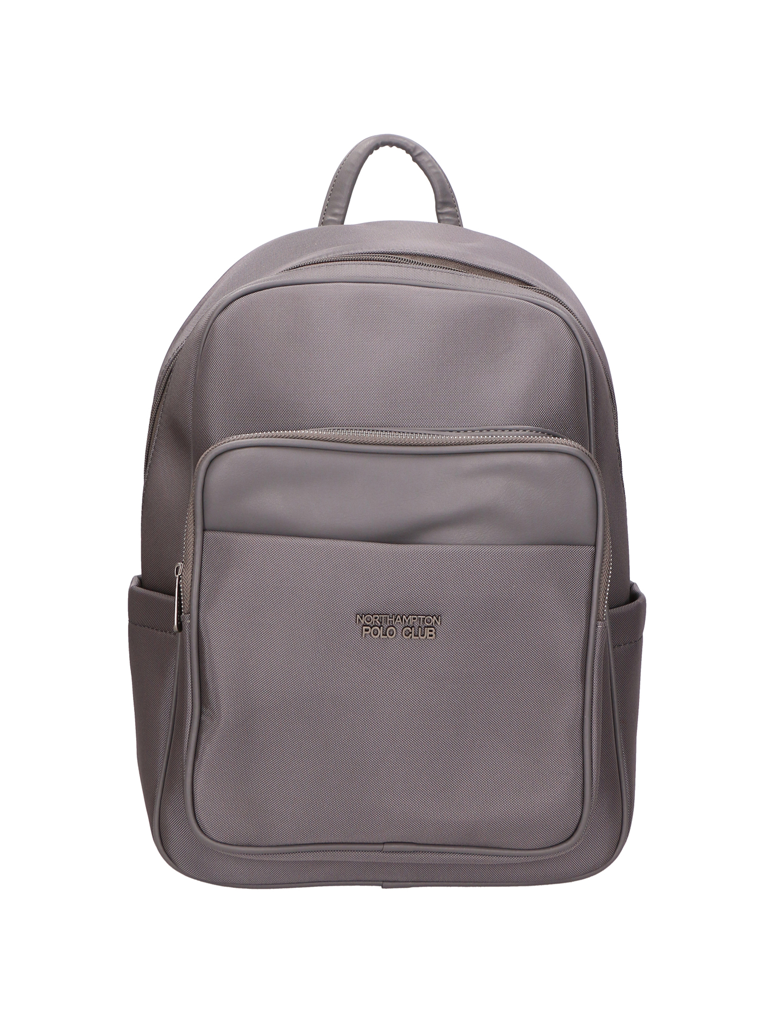 NORTHAMPTON POLO CLUB Backpack Grigio 100% PU Leather