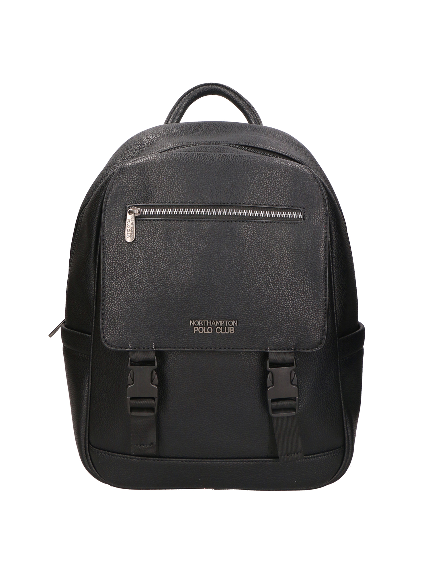 NORTHAMPTON POLO CLUB Backpack Nero 100% PU Leather