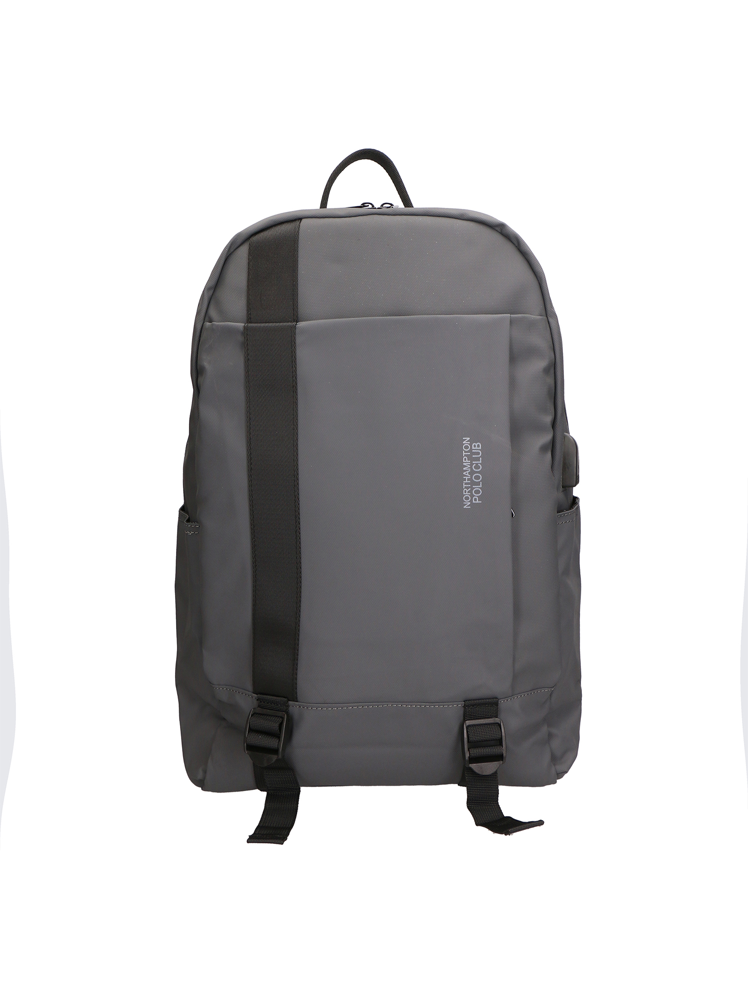 NORTHAMPTON POLO CLUB Backpack Grigio 100% PU Leather