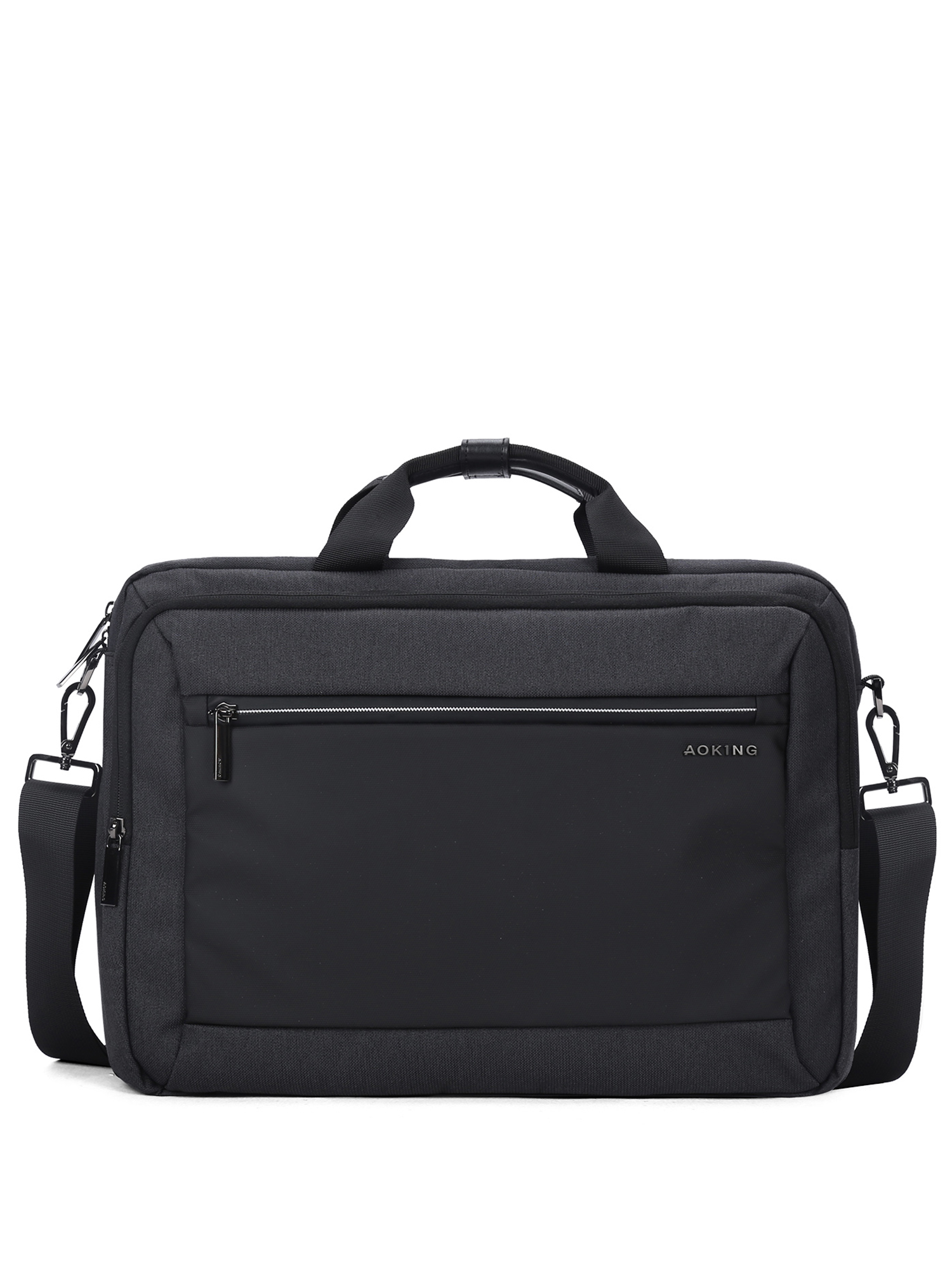 Aoking Briefcase Grigio scuro Polyester