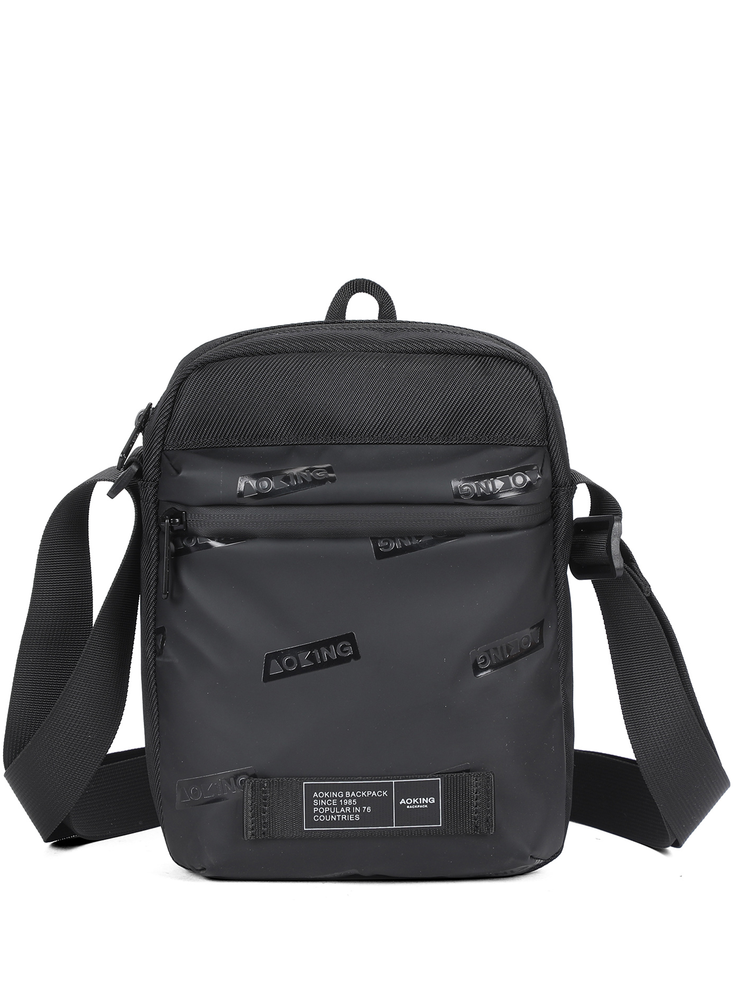 Aoking Crossbody bag Nero Polyester