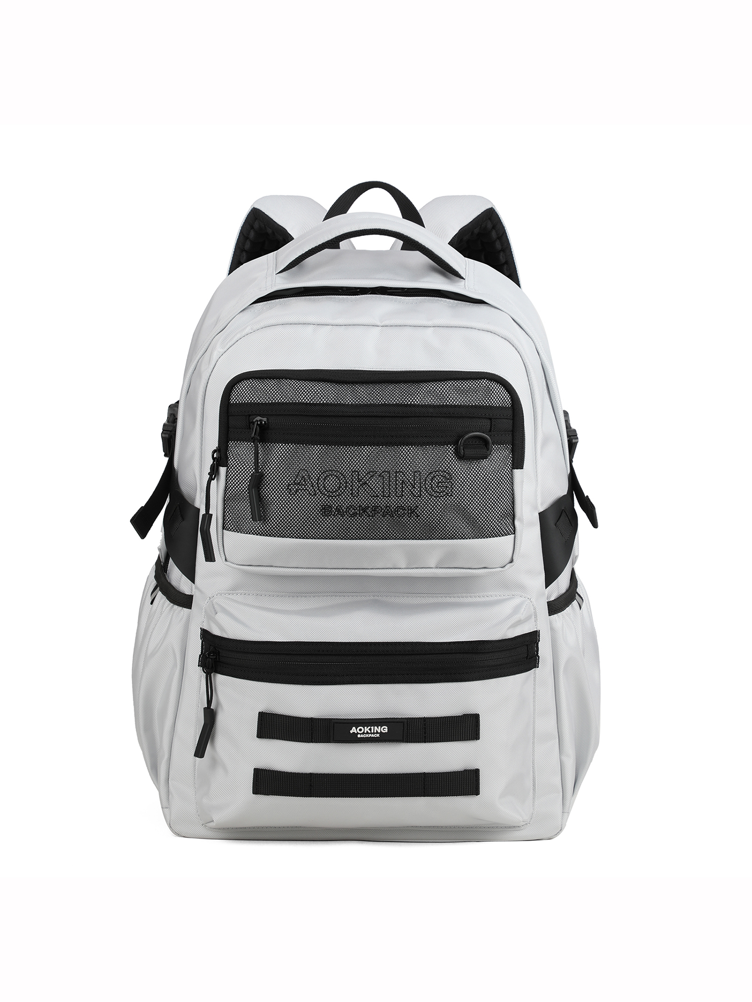 Aoking Backpack Grigio chiaro Textile
